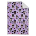 thumbnail image 1 of LOL Surprise Kids Blanket, Twin/Full, Plush with Sherpa Reverse, 60 x 90, Purple, MGA, 1 of 9