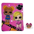 thumbnail image 1 of LOL Surprise Kids Diva Hugger Pillow and Fleece Throw Gift Set, 2-Piece, Pink, MGA, 1 of 7