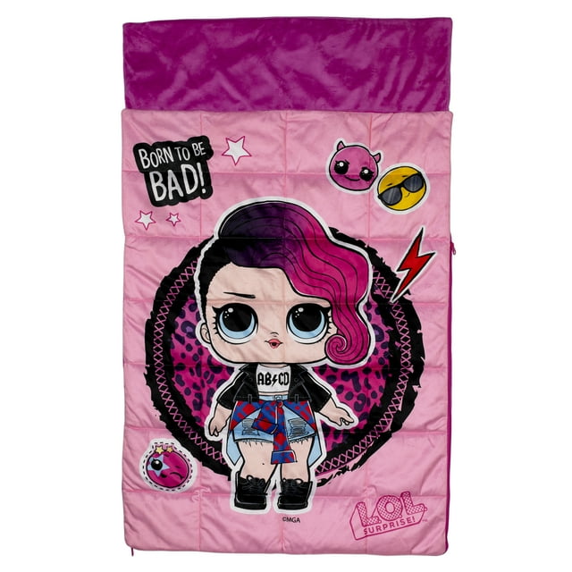 LOL Surprise Kids Weighted Slumber Bag, 5lb, MGA Entertainment, Pink