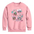 thumbnail image 1 of LOL Surprise! - LOL Bffs 4 Eva - Toddler And Youth Crewneck Fleece Sweatshirt, 1 of 4