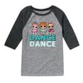 thumbnail image 1 of LOL Surprise! - LOL Dance - Toddler And Youth Raglan Graphic T-Shirt, 1 of 5