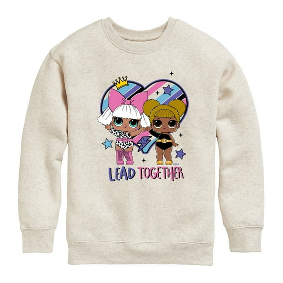 LOL Surprise! - LOL Heart - Toddler And Youth Crewneck Fleece Sweatshirt