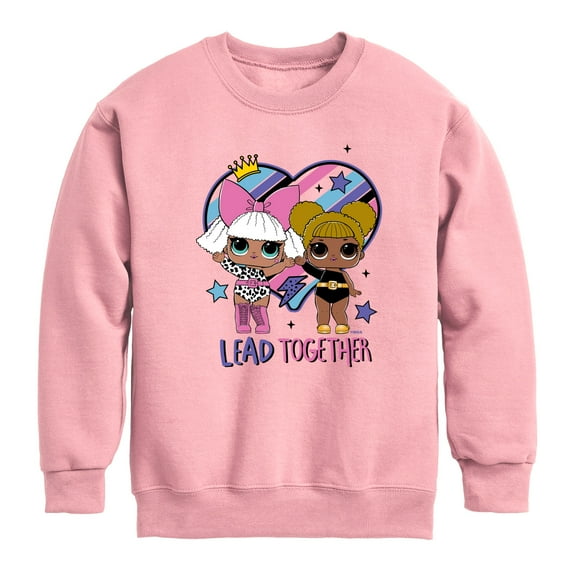 LOL Surprise! - LOL Heart - Toddler And Youth Crewneck Fleece Sweatshirt