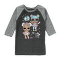 thumbnail image 1 of LOL Surprise! - LOL Hi Bae - Toddler And Youth Raglan Graphic T-Shirt, 1 of 4