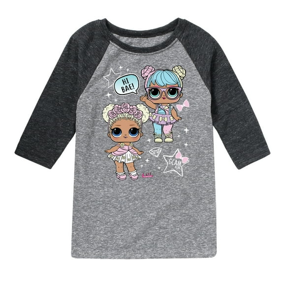 LOL Surprise! - LOL Hi Bae - Toddler And Youth Raglan Graphic T-Shirt
