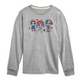 thumbnail image 1 of LOL Surprise! - LOL Red Blue Stars - Toddler And Youth Long Sleeve Graphic T-Shirt, 1 of 5