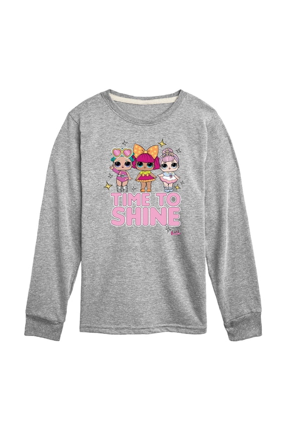 LOL Surprise! - LOL Time To Shine - Toddler And Youth Long Sleeve Graphic T-Shirt