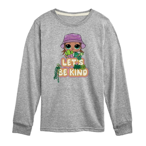 LOL Surprise! - Let's Be Kind Plants - Toddler And Youth Long Sleeve Graphic T-Shirt