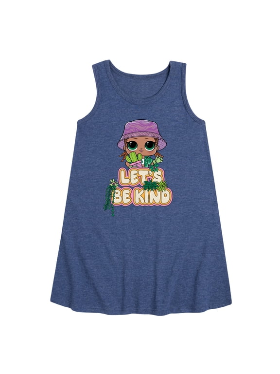 LOL Surprise! - Lets Be Kind Plants - Toddler and Youth Girls A-line Dress