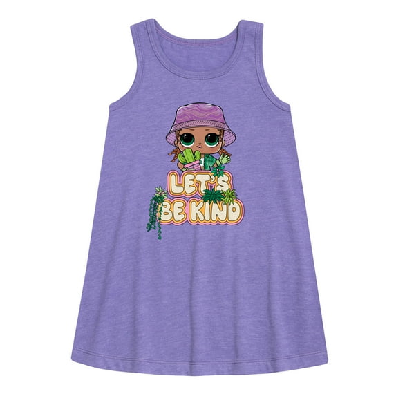 LOL Surprise! - Lets Be Kind Plants - Toddler and Youth Girls A-line Dress