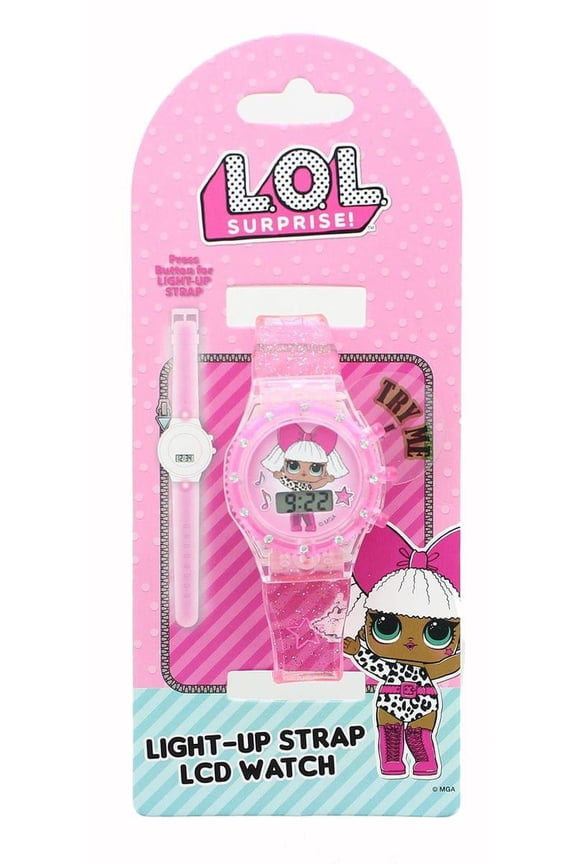 LOL Surprise Light-Up Strap LCD Watch