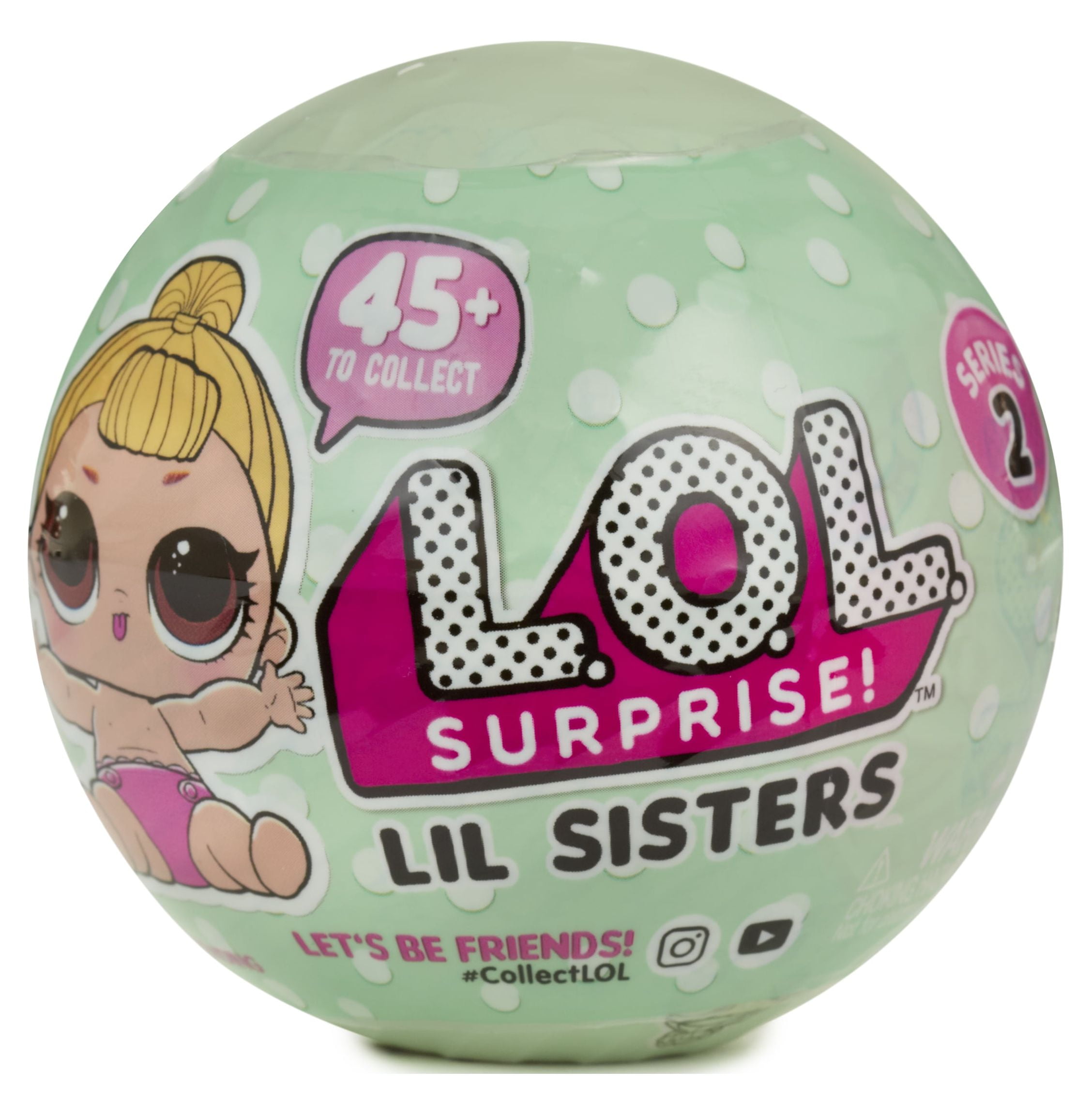 LOL Surprise Dolls Series 2 - Pink Baby, SZE Code + Lil Pink Baby Dolls Set.