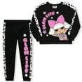 thumbnail image 1 of LOL Surprise Long Sleeve Shirt and Jogger Pant Set for Girls, Comfy Active Wear for Kids, 1 of 6