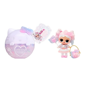 LOL Surprise Loves Hello Kitty Tots Miss Pearly, Collectible Doll, 7 Surprises, Hello Kitty 50th Anniversary Theme, Hello Kitty Limited Edition Doll, Girls Gift Age 3+
