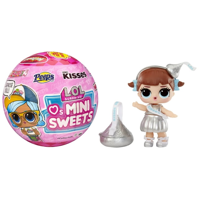 LOL Surprise Loves Mini Sweets Dolls with 8 Surprises, Candy Theme, Accessories, Collectible Doll, Paper Packaging, Children Ages 4+