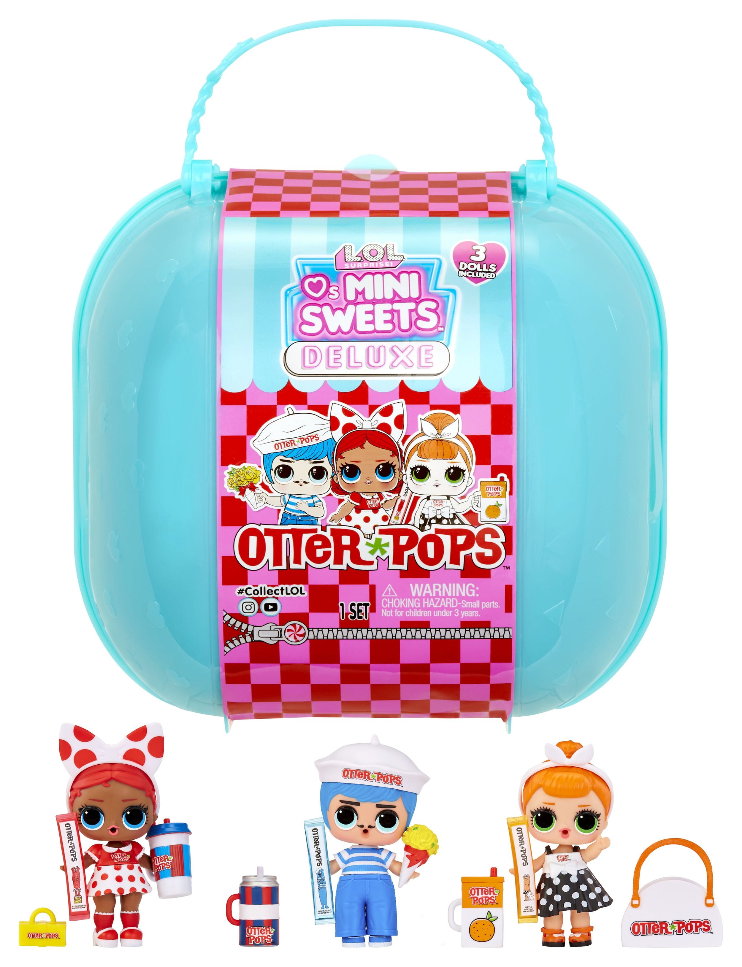 LOL Surprise Loves Mini Sweets Otter Pops Deluxe Pack with over 20  Surprises, Accessories, Collectible Dolls