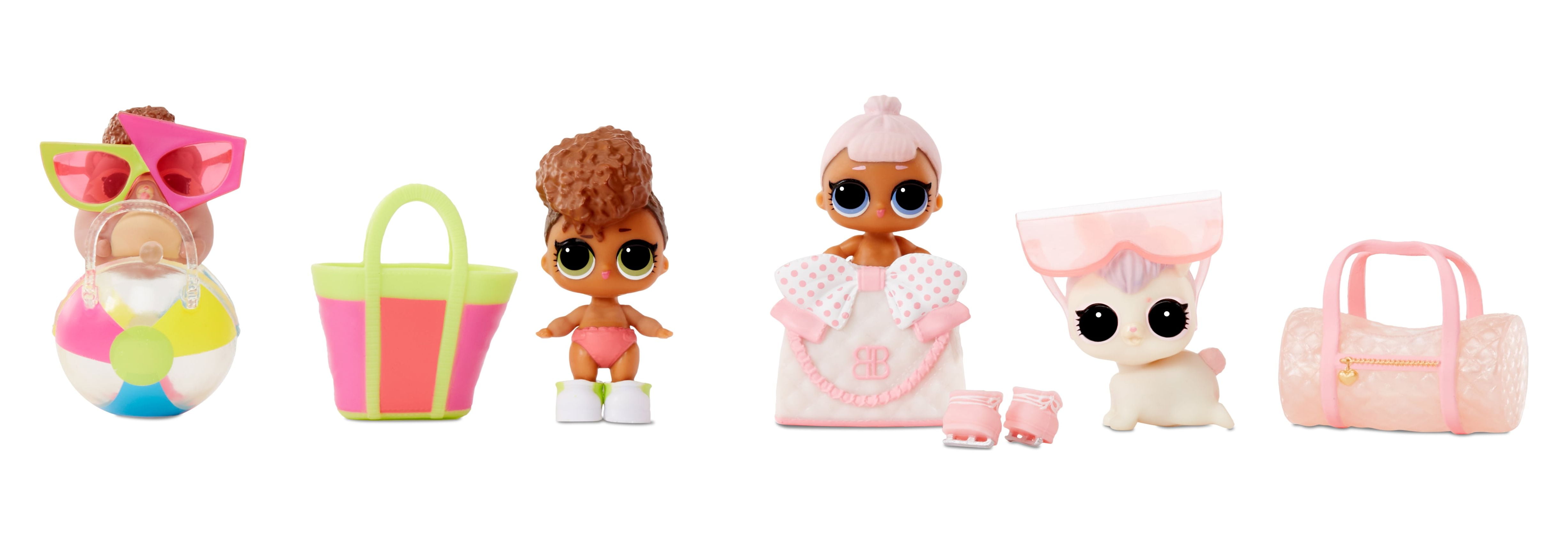 LOL Surprise Me & My Lil Sis Great Gift for Kids Children Doll Accessories, 4 Pieces