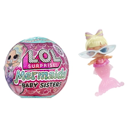 LOL Surprise Mermaids Baby Sisters with Color Change Tails Ages 4+