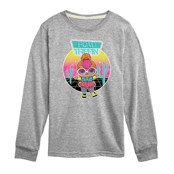 LOL Surprise! - Neon Qt Road Trippin - Toddler And Youth Long Sleeve Graphic T-Shirt