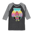 thumbnail image 1 of LOL Surprise! - Neon Qt Road Trippin - Toddler And Youth Raglan Graphic T-Shirt, 1 of 6
