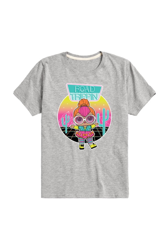 LOL Surprise! - Neon Qt Road Trippin - Toddler And Youth Short Sleeve Graphic T-Shirt