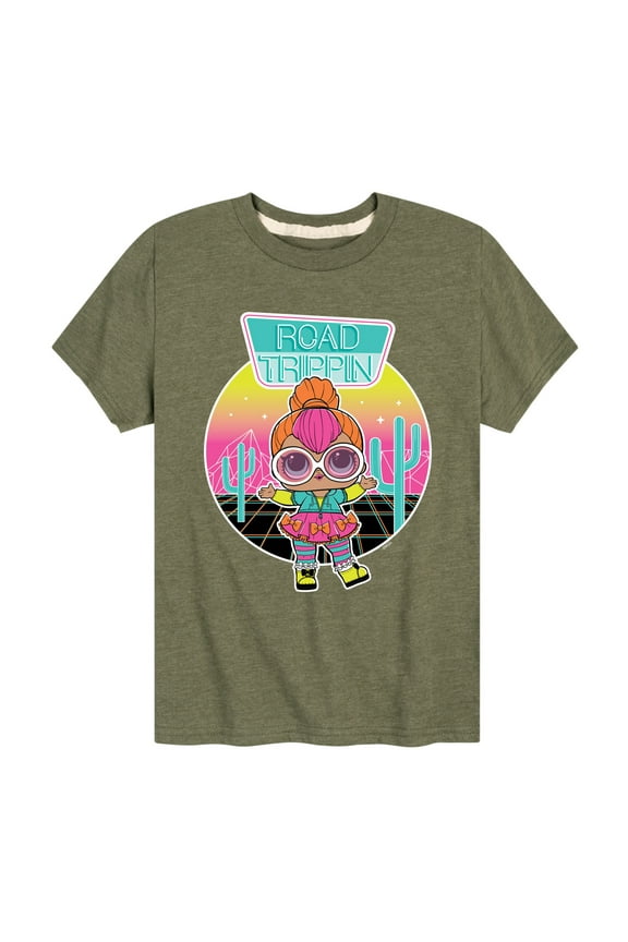 LOL Surprise! - Neon Qt Road Trippin - Toddler And Youth Short Sleeve Graphic T-Shirt