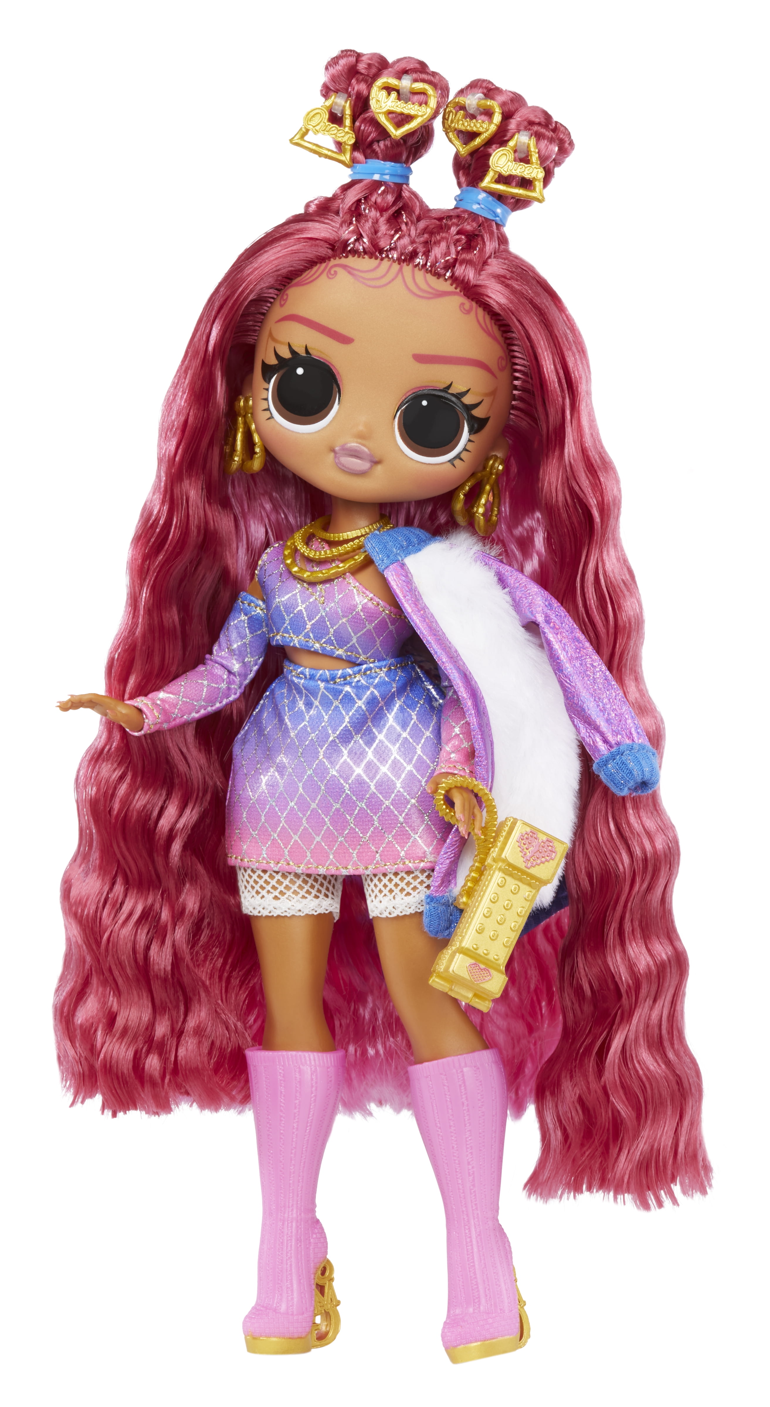 LOL Surprise O.M.G. Golden Heart Fashion Doll with multiple surprises and Fabulous Accessories