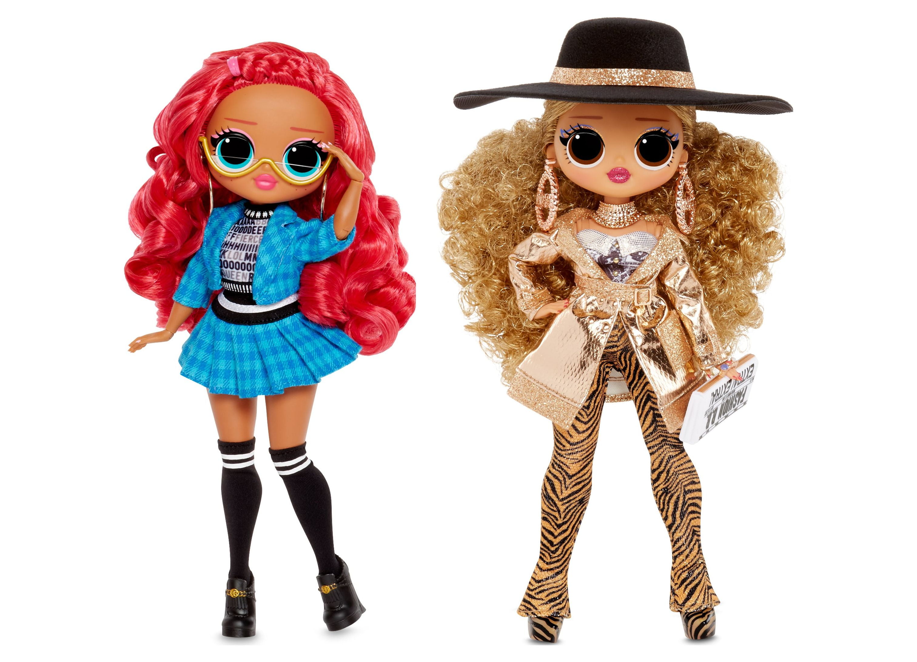Lol Surprise OMG 2-Pack Da Boss & Class Prez Fashion Dolls 2-Pack with 20 Surprises Each, Stylish Fashion Outfits and Doll Accessories
