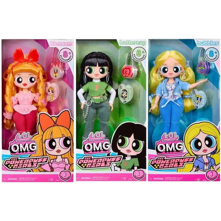 LOL Surprise OMG Blossom, Bubbles & Buttercup Set of 3 Fashion