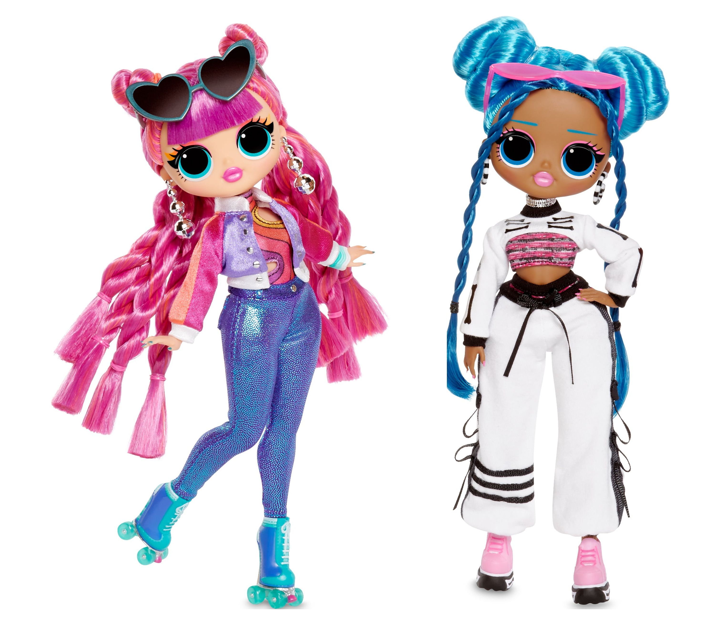 LOL Surprise OMG Fashion Doll 2-Pack Roller Chick And Chillax With 20 Surprises Each, Great Gift for Kids Ages 4 5 6+ - image 1 of 8