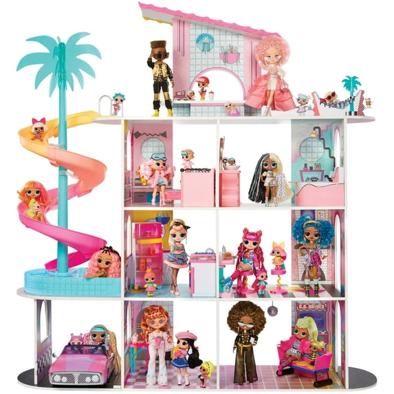 LOL Surprise OMG Fashion House Playset, 85+ Surprises, Ages 4-14