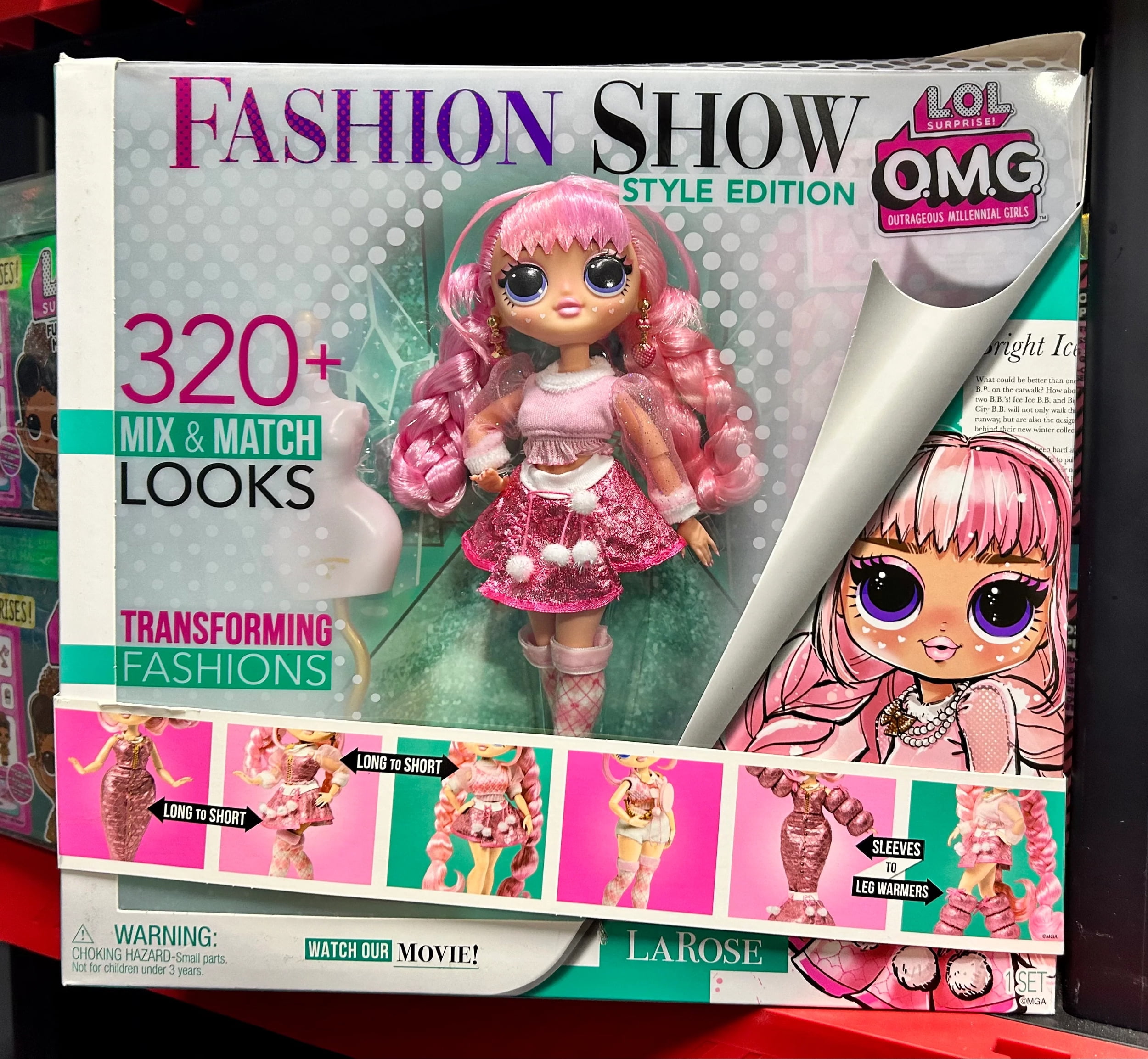 L.O.L. Surprise OMG - Fashion Show Style Edition - Poupée Mannequin - La  Rose