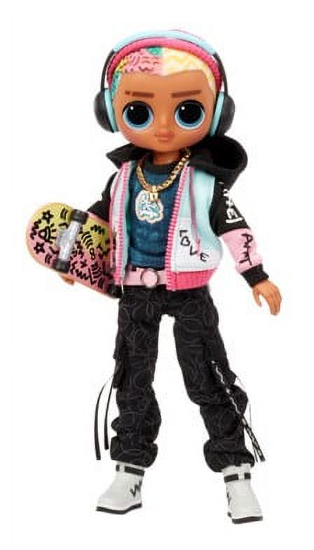 LOL Surprise OMG Guys Fashion Doll Cool Lev With 20 Surprises including Skateboard, Great Gift for Kids Ages 4 5 6+ - image 1 of 7