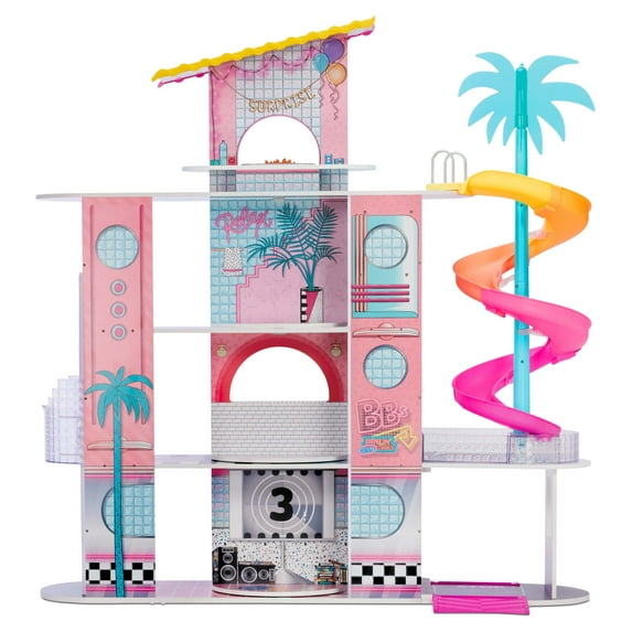 LOL Surprise OMG House of Surprises New Real Wood Dollhouse, Assembly Required