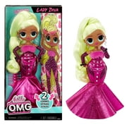 LOL Surprise OMG Lady Diva Fashion Doll with Multiple Surprises Including Transforming Fashions and Fabulous Accessories, Kids Gift Ages 4+