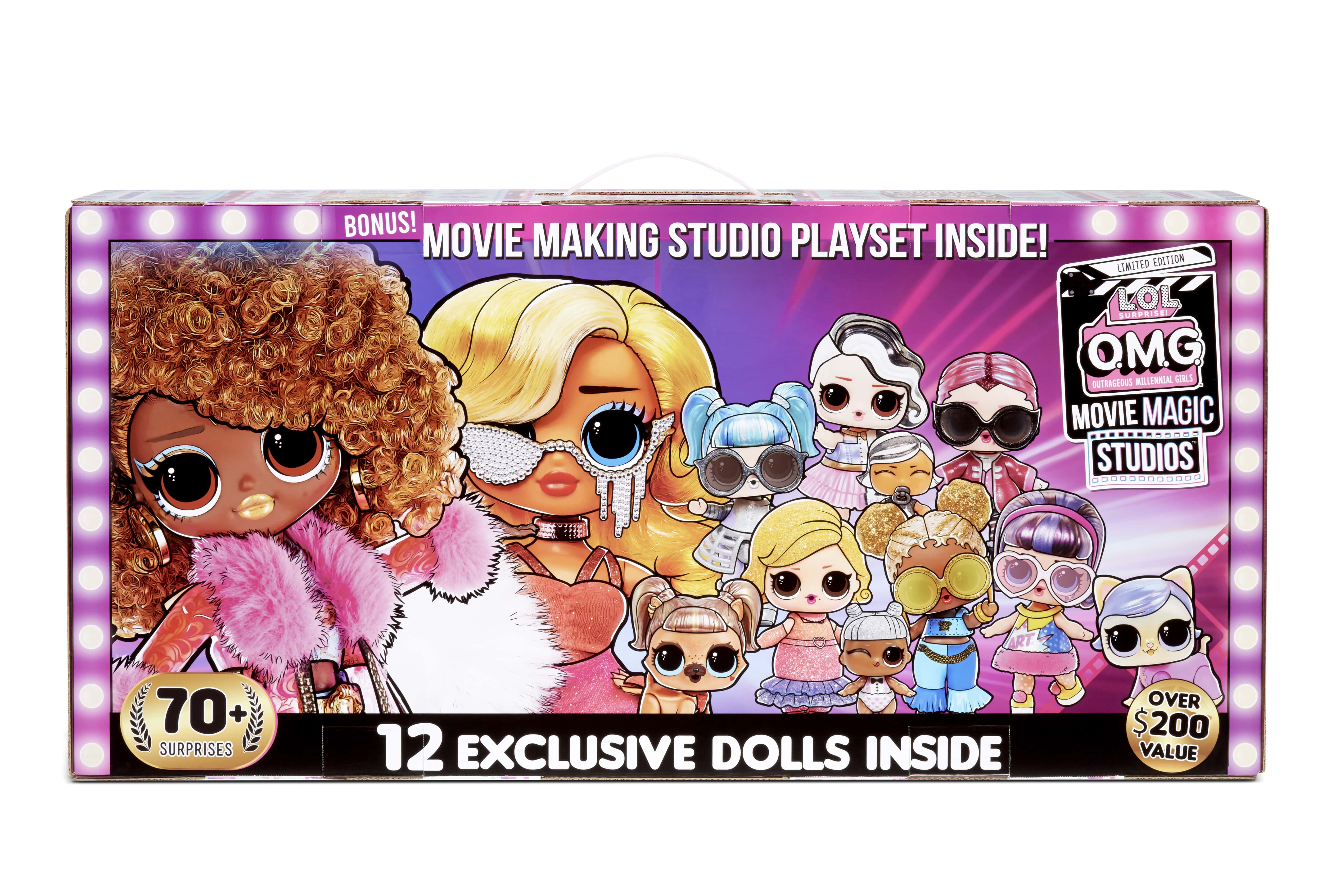 LOL Surprise! Fierce OMG Movie Magic Studios with 70+ Surprises