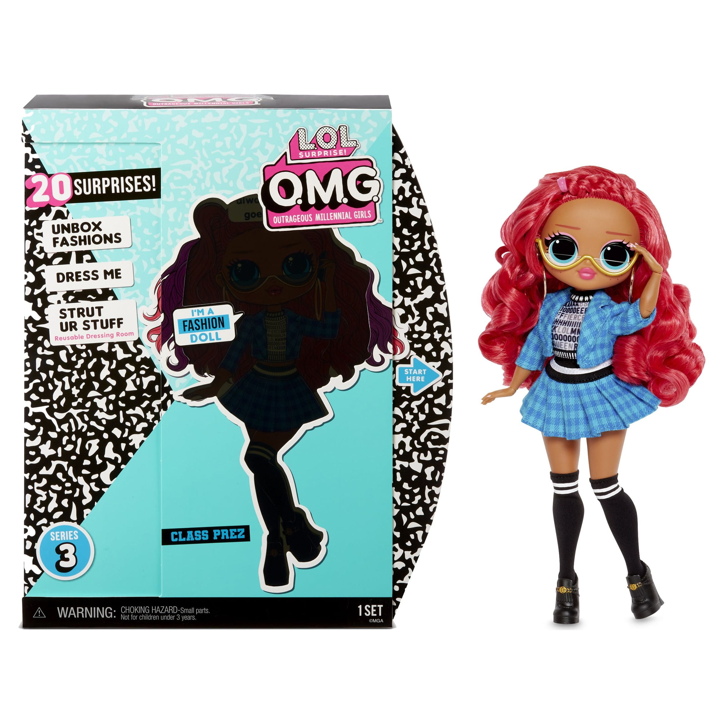 (3 pack) L.O.L. Surprise Fashion Show Dolls in Paper Ball with 8 Surprises,  Accessories, Collectible Doll, Paper Packaging, Fashion Theme, Fashion Toy