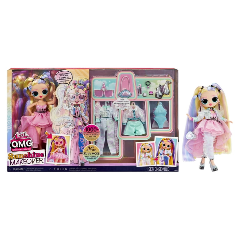 Lol Surprise Omg Sunshine Color Change Stellar Gurl Fashion Doll With Color  Change Hair And Fashions And Multiple Surprises – Great Gift For Kids Ages  4+ - Walmart.Com