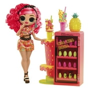 LOL Surprise OMG Sweet Nails Pinky Pops Fruit Shop, 15 Surprises, Nail Polish, Press on Nails, Sticker Sheets, Glitter, 1 Fashion Doll, Kids Gift, Kids Ages 4+