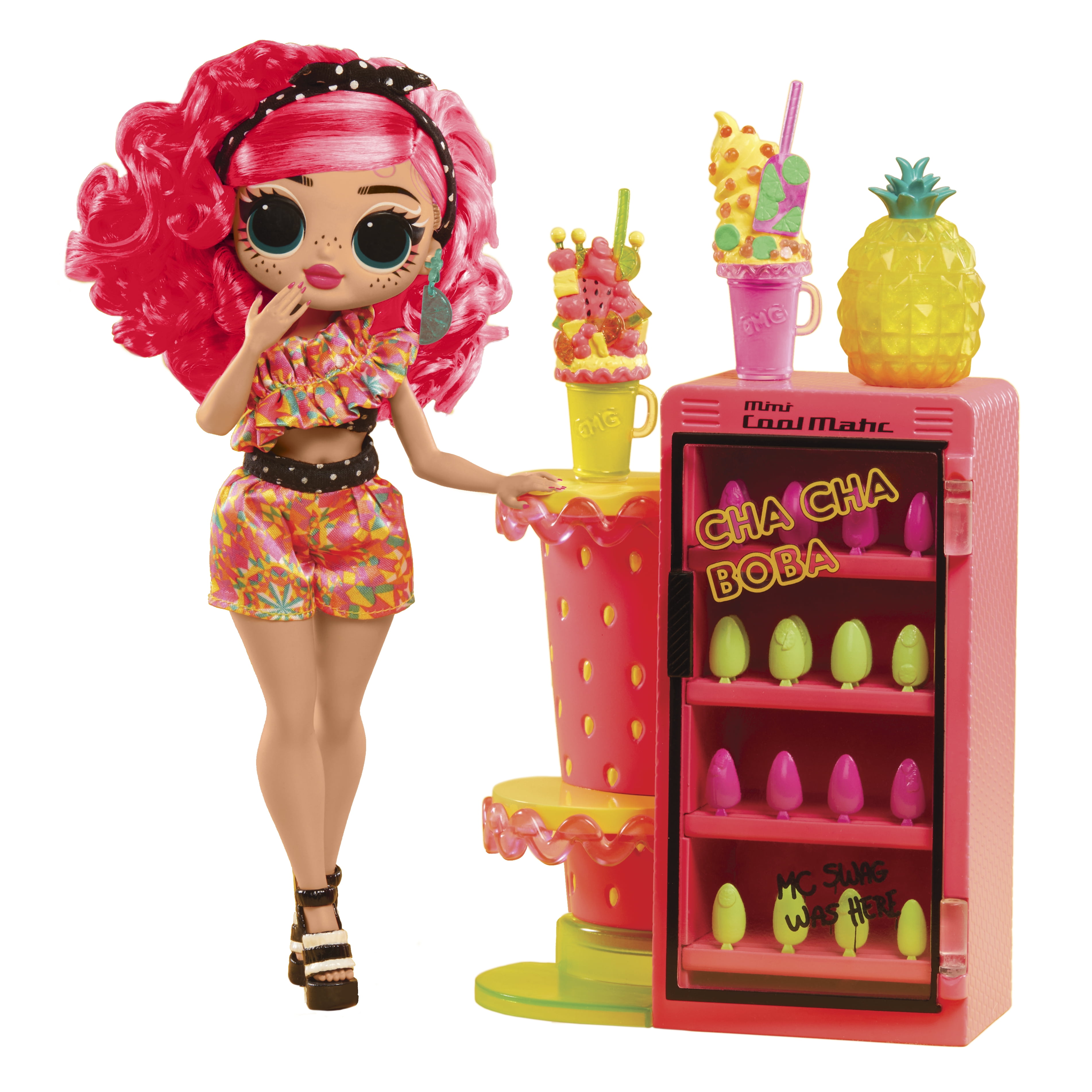 LOL Surprise OMG Sweet Nails Pinky Pops Fruit Shop, 15 Surprises, Nail