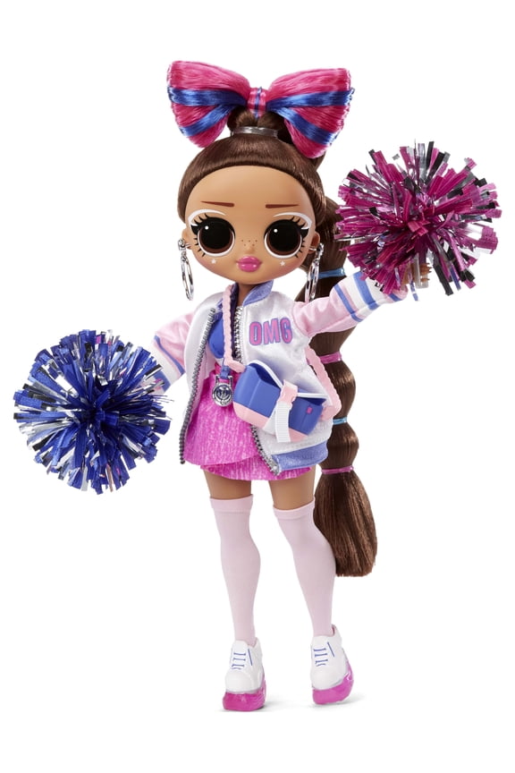 LOL Surprise OMG Sports Cheer Diva Competitive Cheerleading Fashion Doll with 20 Surprises to Unbox