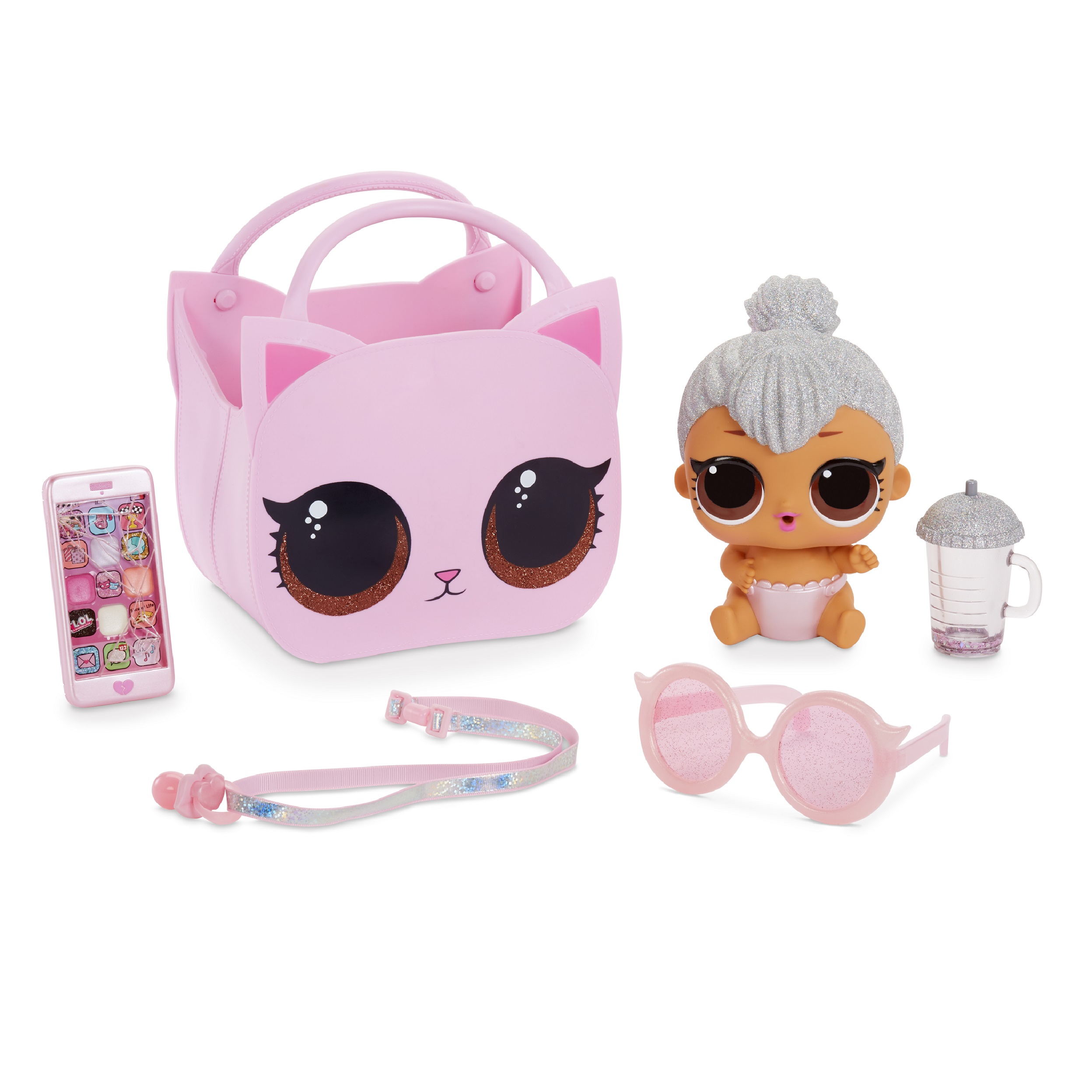 LOL Surprise Ooh La La Baby Surprise Lil Kitty Queen With Purse, Great Gift for Kids Ages 4 5 6+ - image 1 of 3