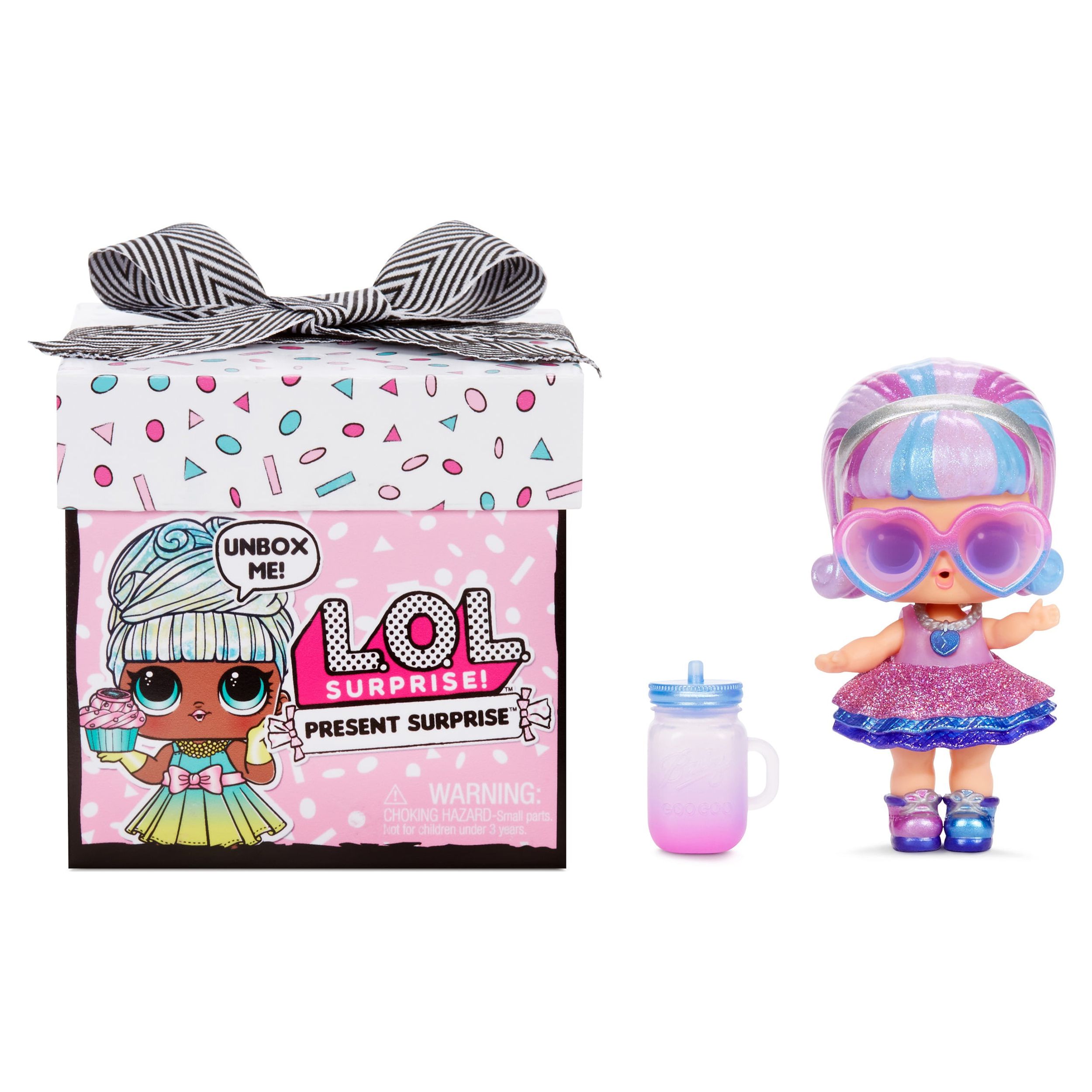 LOL Surprise Present Surprise Birthday Month Doll With 8 Surprises For Kids Age 5+ - image 1 of 10