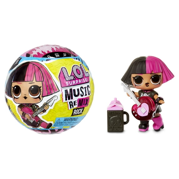 LOL Surprise Remix Rock Dolls with 7 Surprises including Instrument