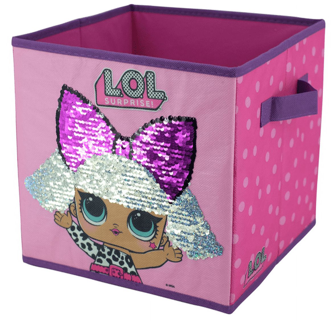 LOL Surprise Reversible Sequin Storage Cube - image 1 of 2