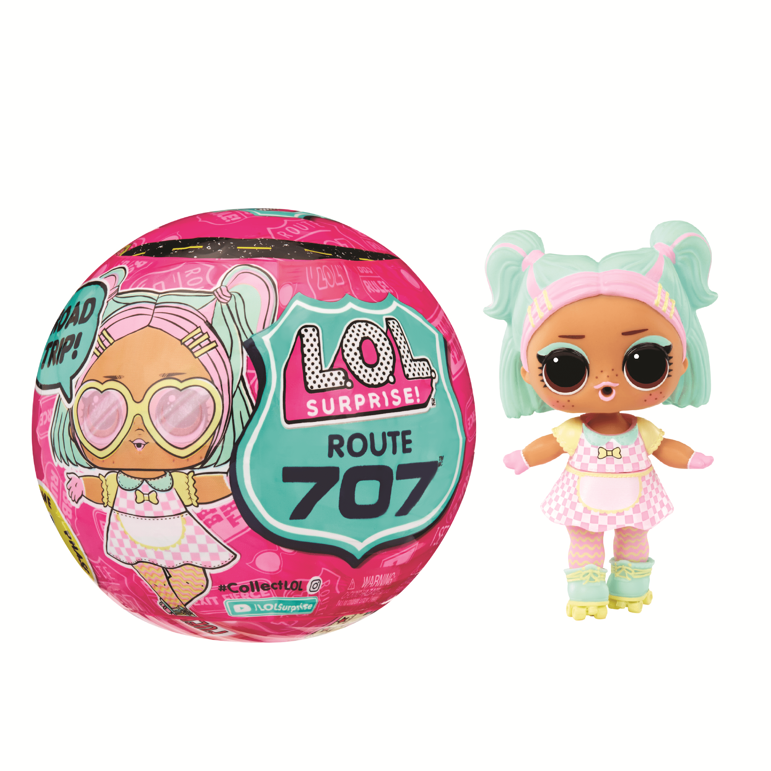 LOL Surprise Route 707 Tots Wave 1- Surprise Doll, Mix and