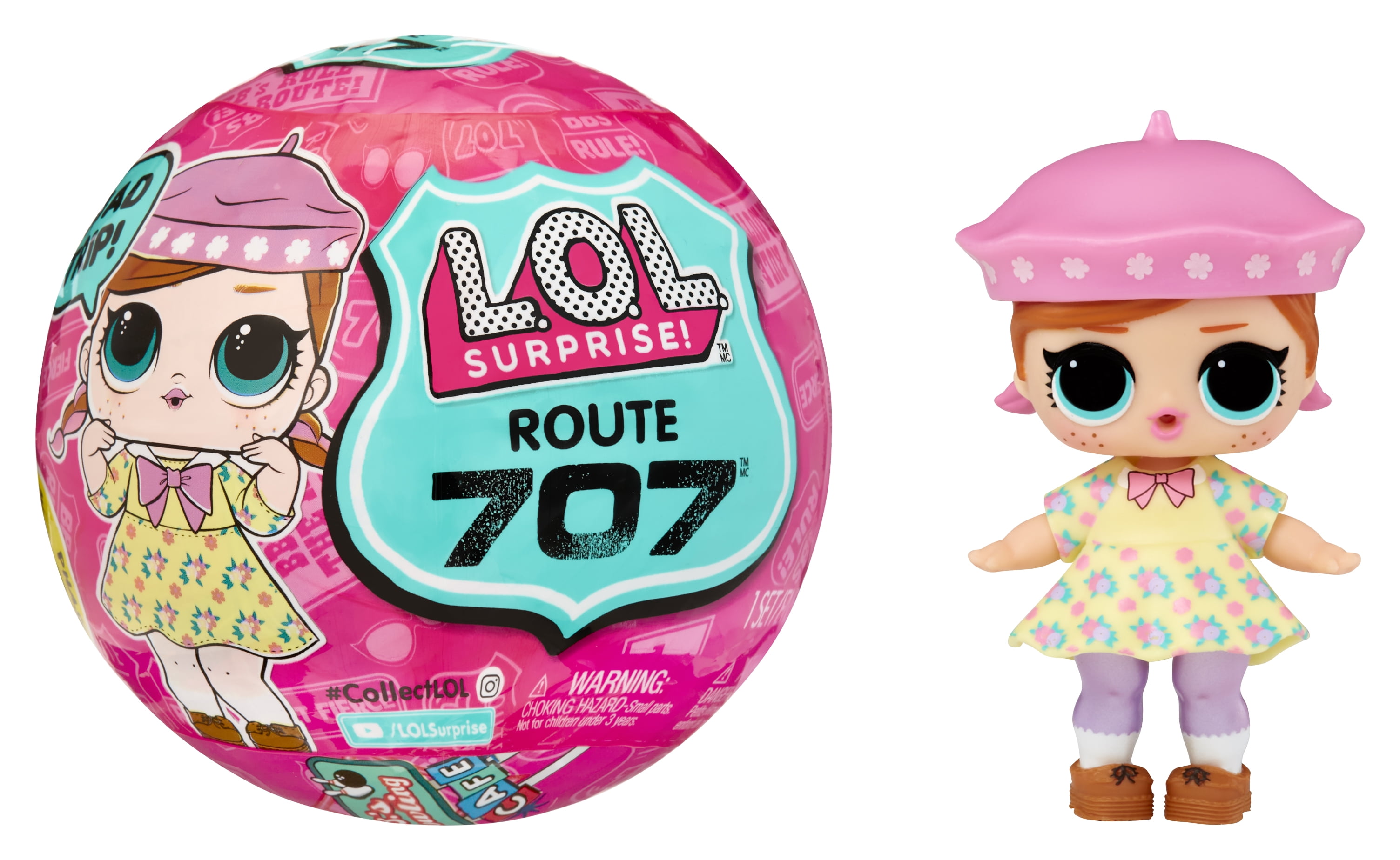 L.O.L. Surprise! Route 707 Tots Wave 2 Doll, Mix and Match