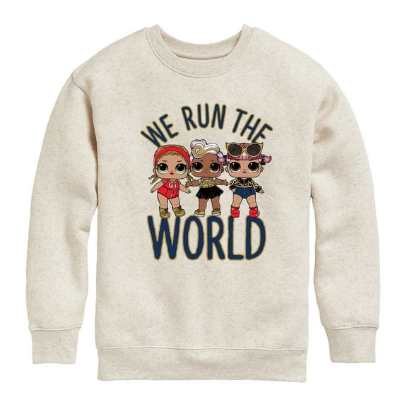LOL Surprise! - Run The World - Toddler And Youth Crewneck Fleece Sweatshirt