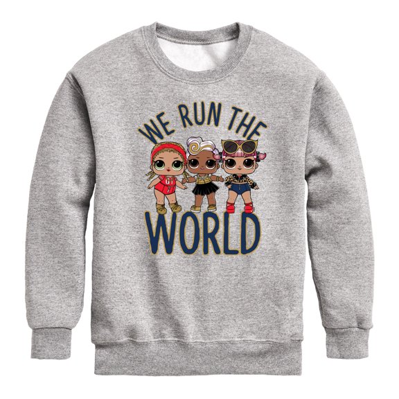 LOL Surprise! - Run The World - Toddler And Youth Crewneck Fleece Sweatshirt