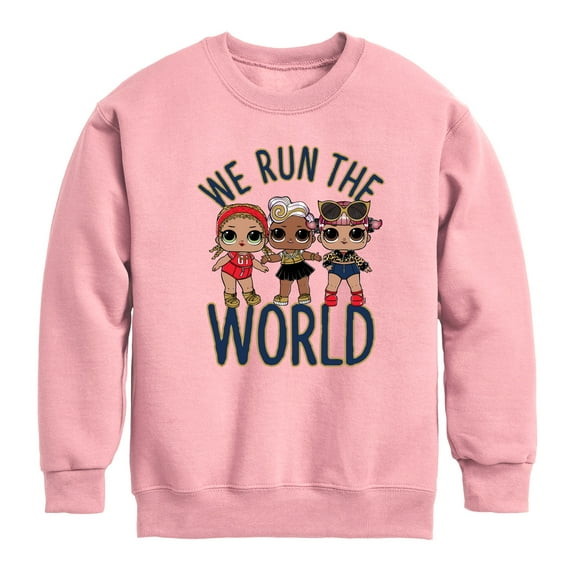 LOL Surprise! - Run The World - Toddler And Youth Crewneck Fleece Sweatshirt